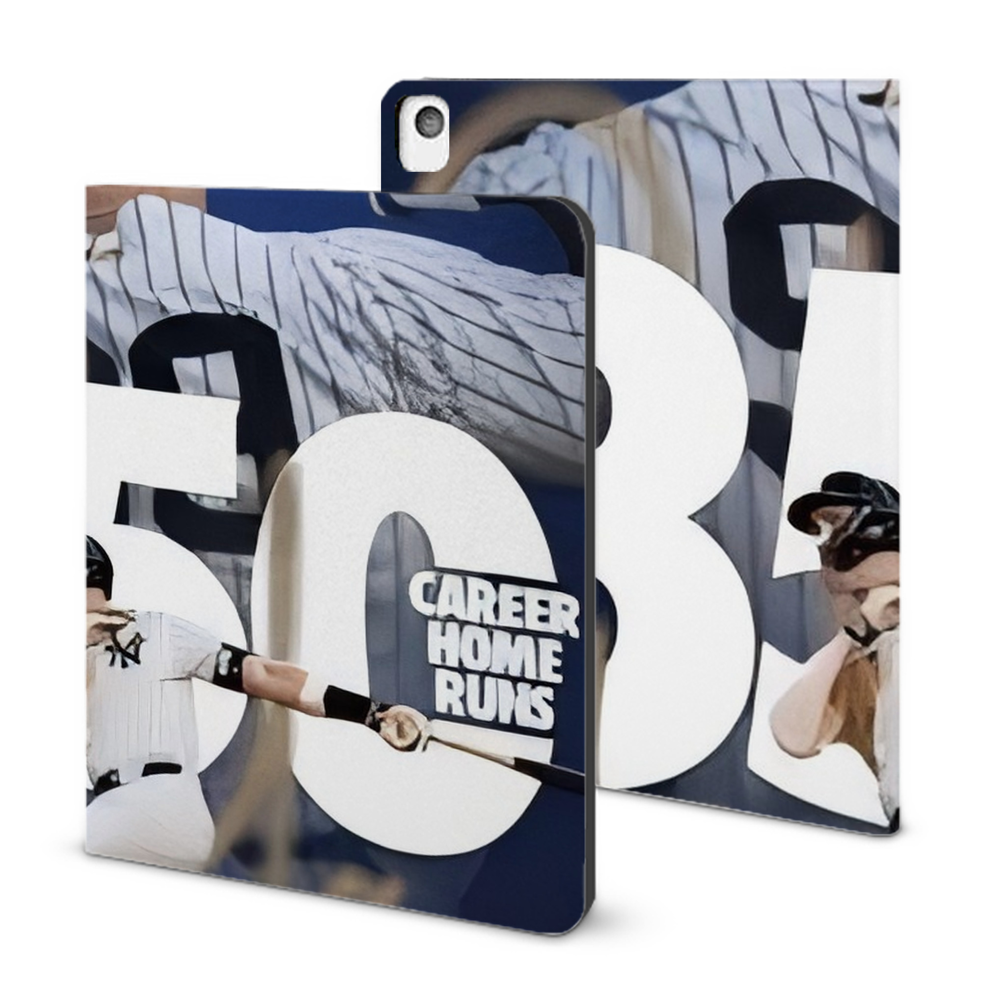 Aaron Judge's 350th Career Home Runs IPad Book-Style Case With Pencil Slot – Slim PU & TPU Cover – Full Protection, Precise Fit, Water & Scratch Resistant